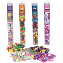 Plus-Plus Color Tube and Baseplate Bundle